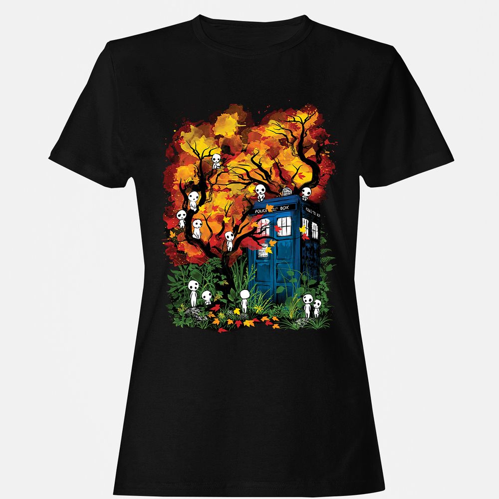 Women's T-Shirt - QP7CRSKD - Black - 1