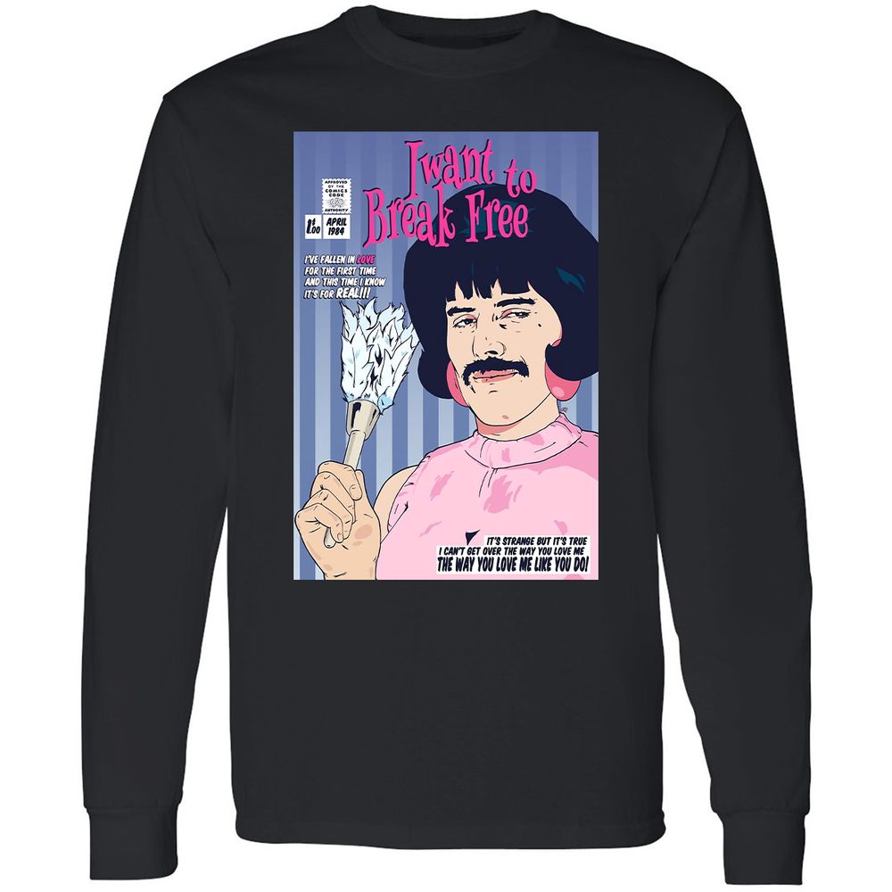 Long Sleeve T-Shirt - W4QMWAU3 - Black - 1