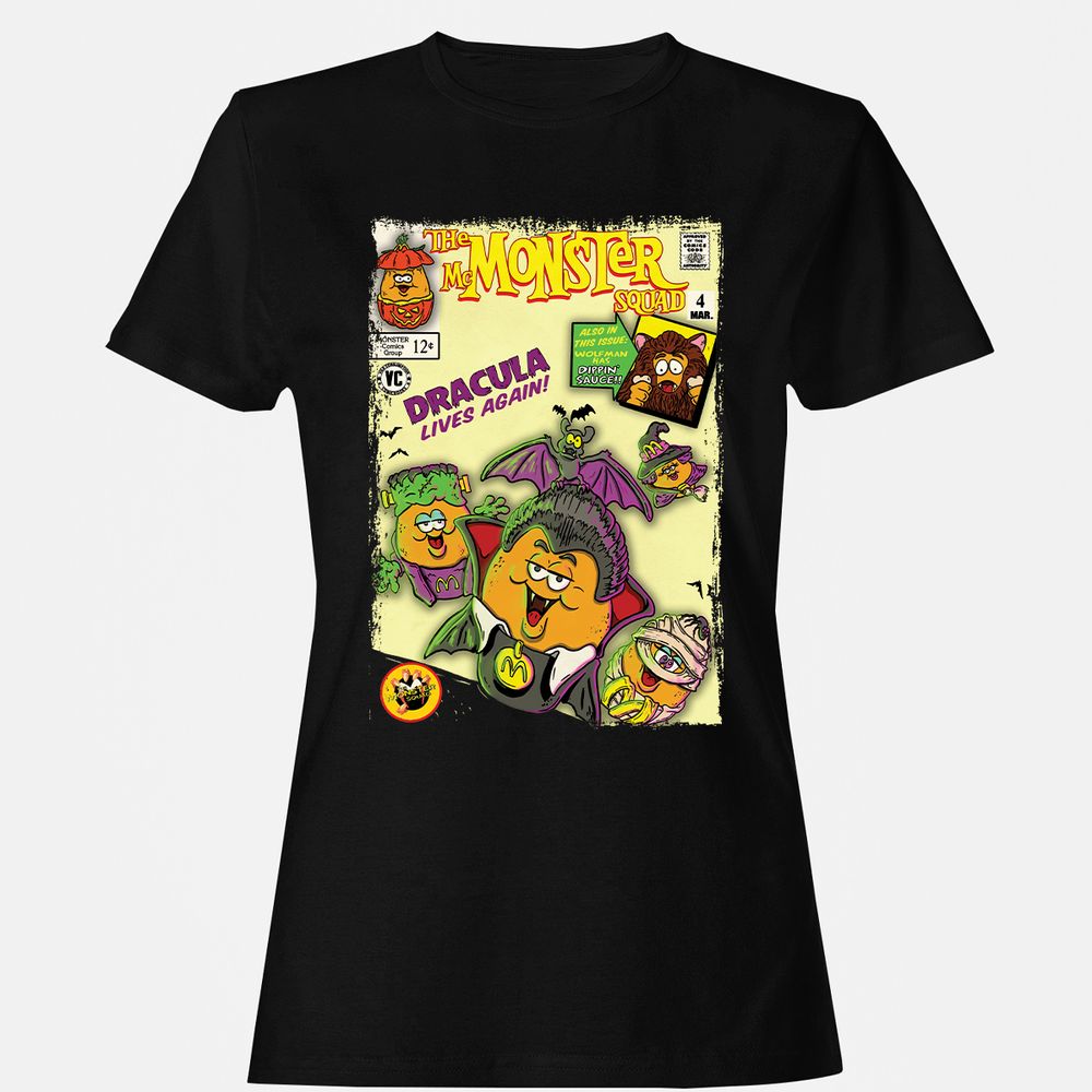 Women's T-Shirt - 7E26KNCE - Black - 1