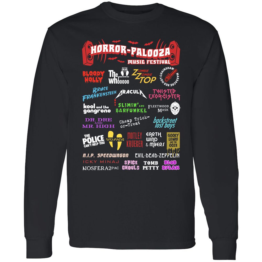 Long Sleeve T-Shirt - MUY9VX7U - Black - 1