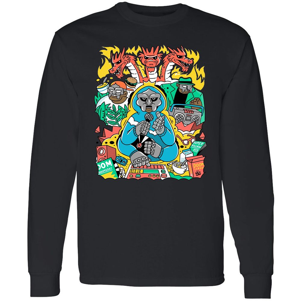 Long Sleeve T-Shirt - WVG2JTX9 - Black - 1