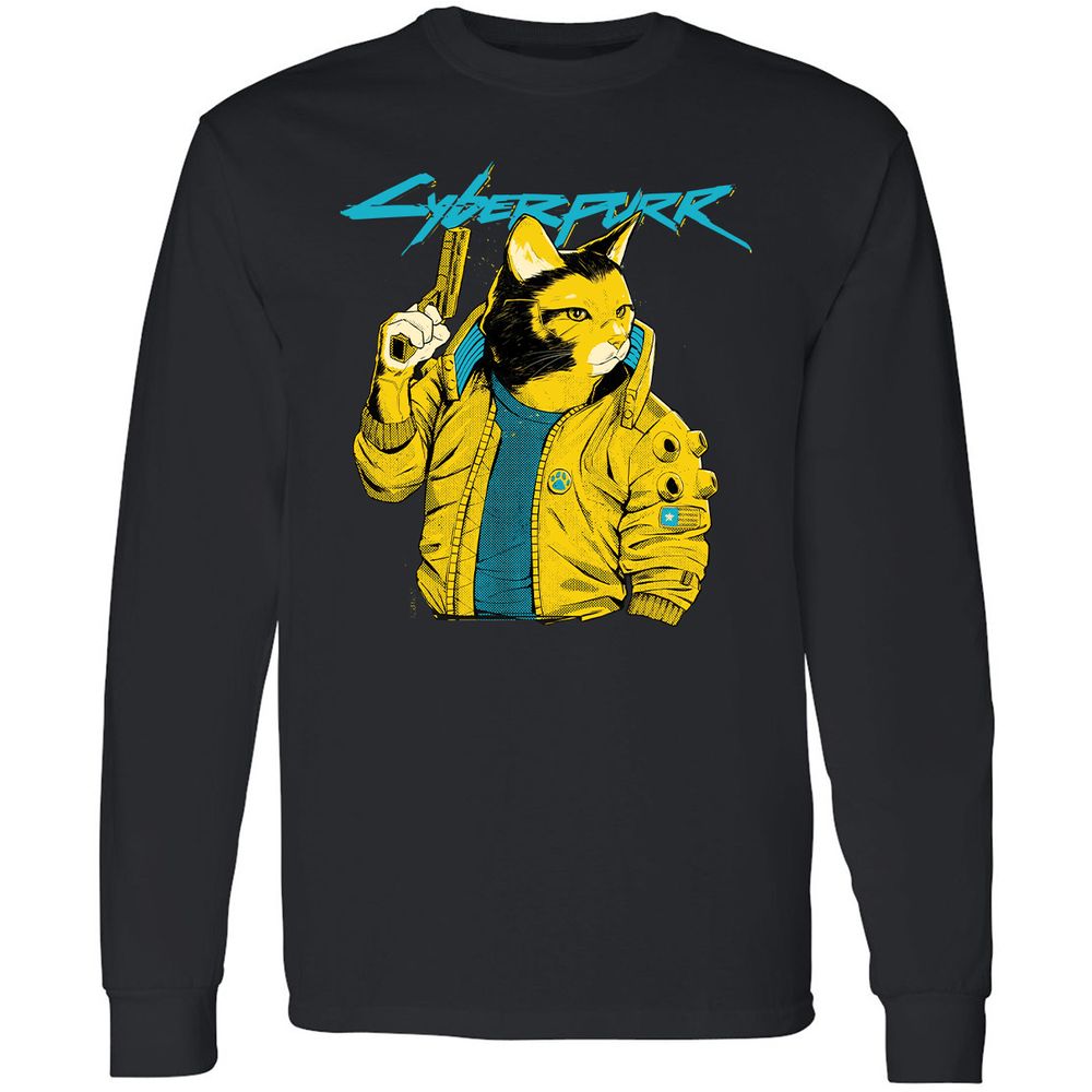 Long Sleeve T-Shirt - HF664LDU - Black - 1