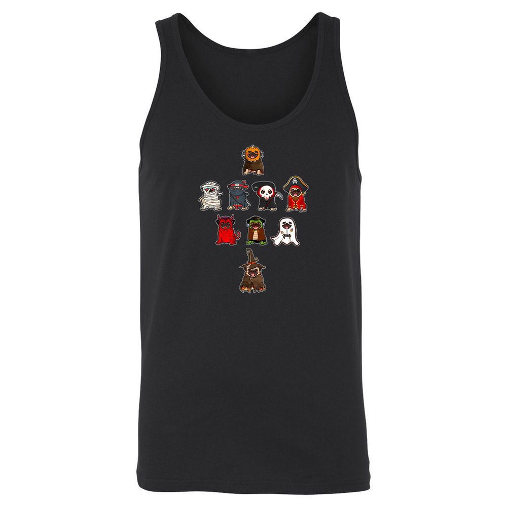 Unisex Jersey Tank - XZYYDWNC - Black - 1