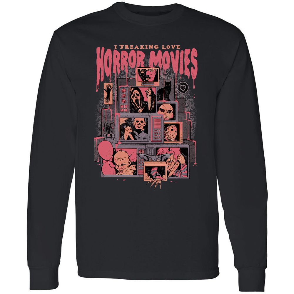 Long Sleeve T-Shirt - R9GCUXUL - Black - 1