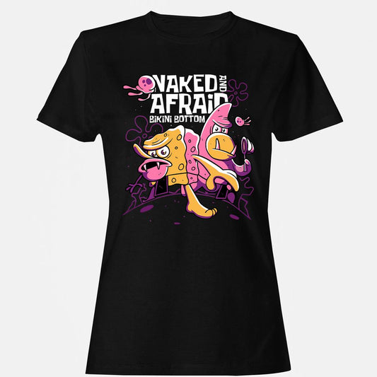 Women's T-Shirt - 4KJBJFST - Black - 1