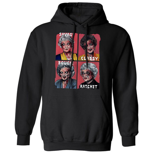 Classic Unisex Hoodie - 6FM9UL62 - Black - 1