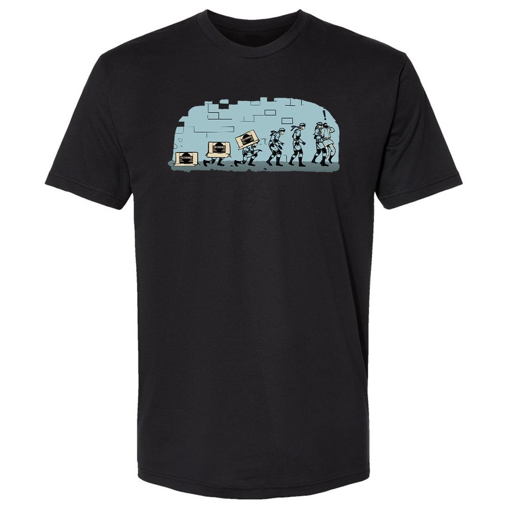 Premium Unisex T-Shirt - 8EDMRWRR - Black - 1