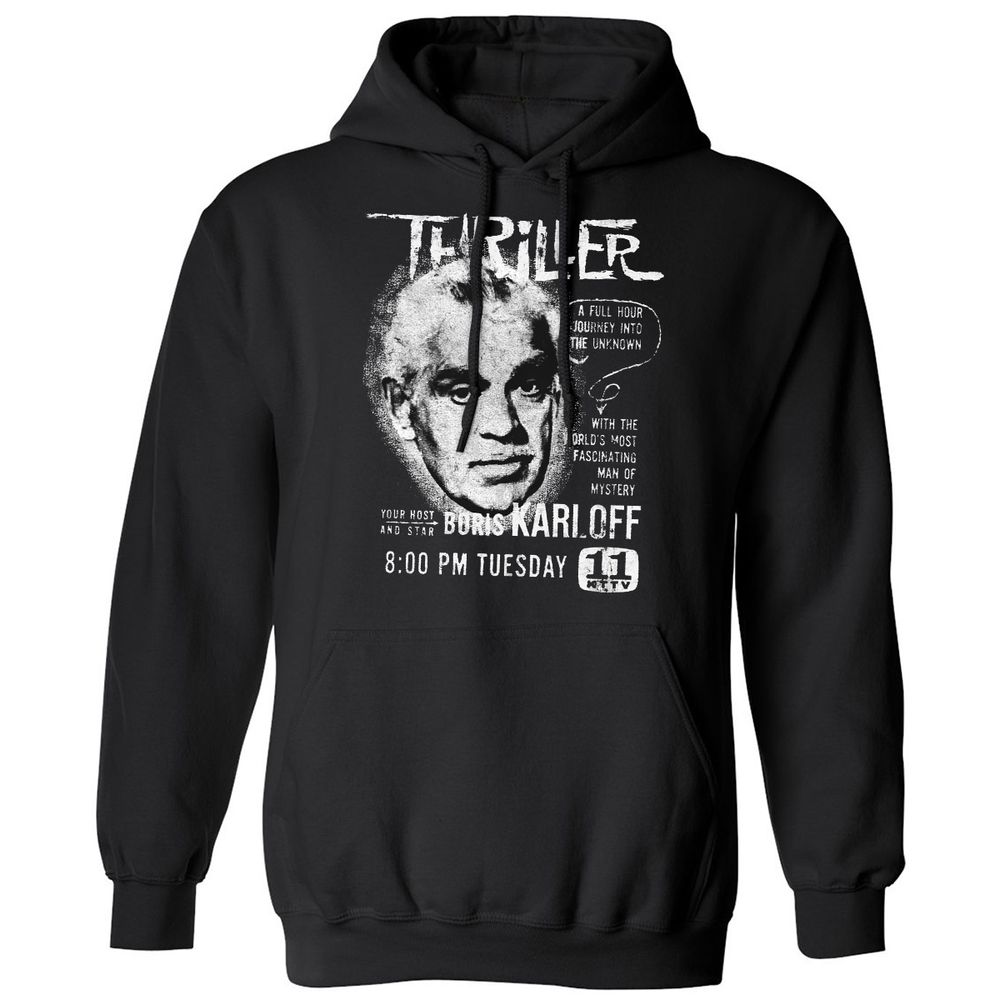Classic Unisex Hoodie - L1H15MJF - Black - 1