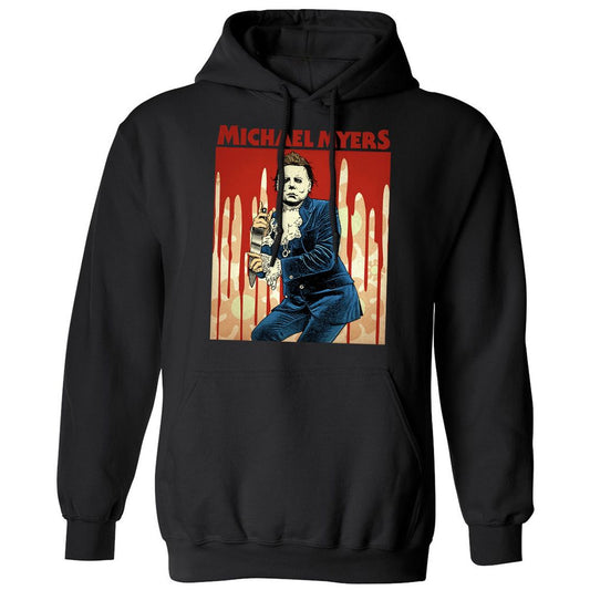 Classic Unisex Hoodie - 4DA9D6BS - Black - 1