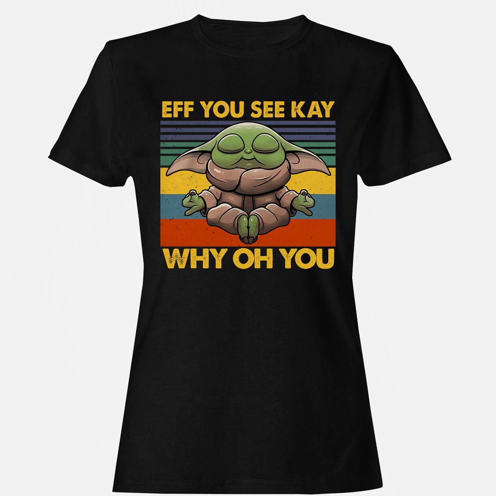 Women's T-Shirt - Y5F8AJ7P - Black - 1