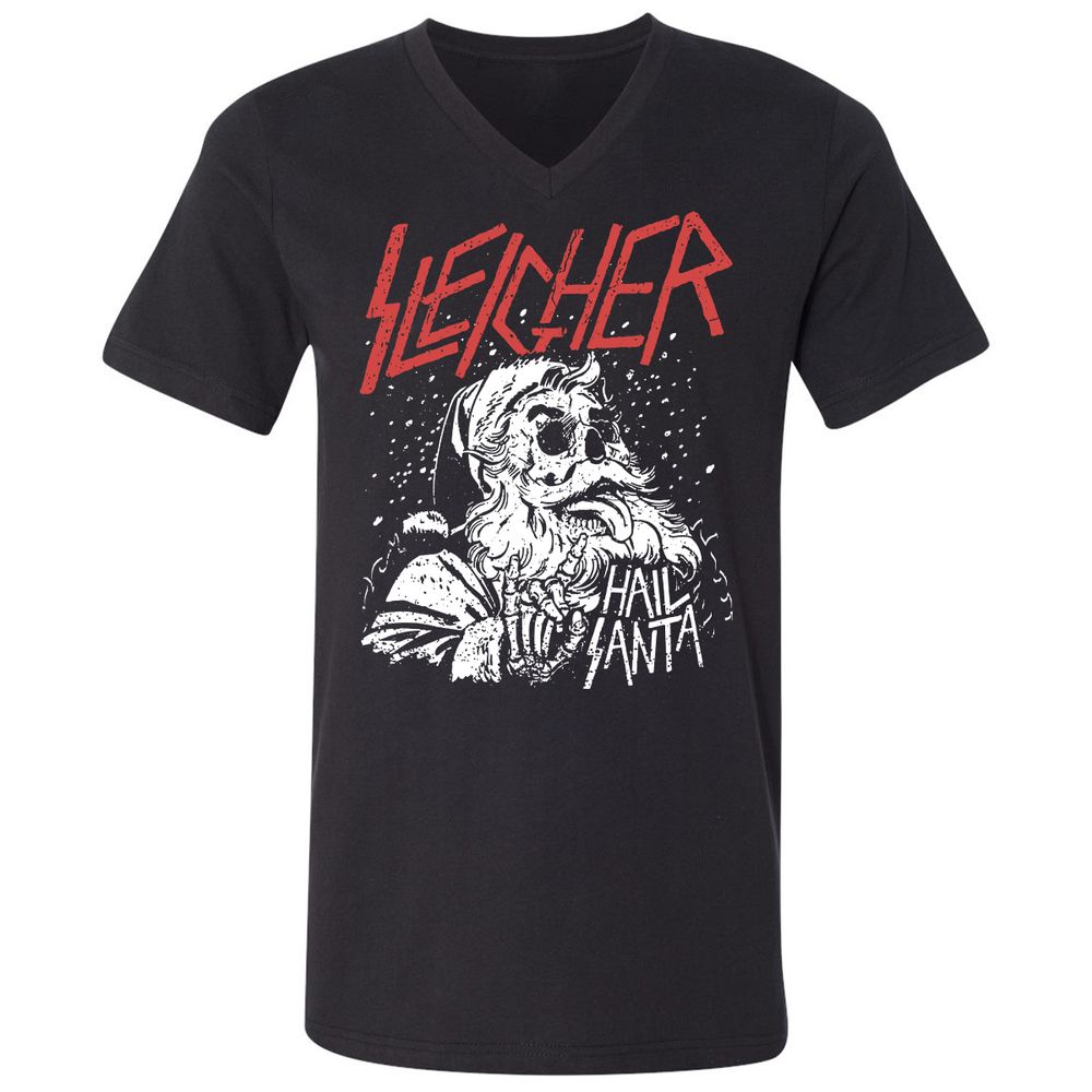 Unisex V-Neck T-Shirt - 26DWPNMX - Black - 1