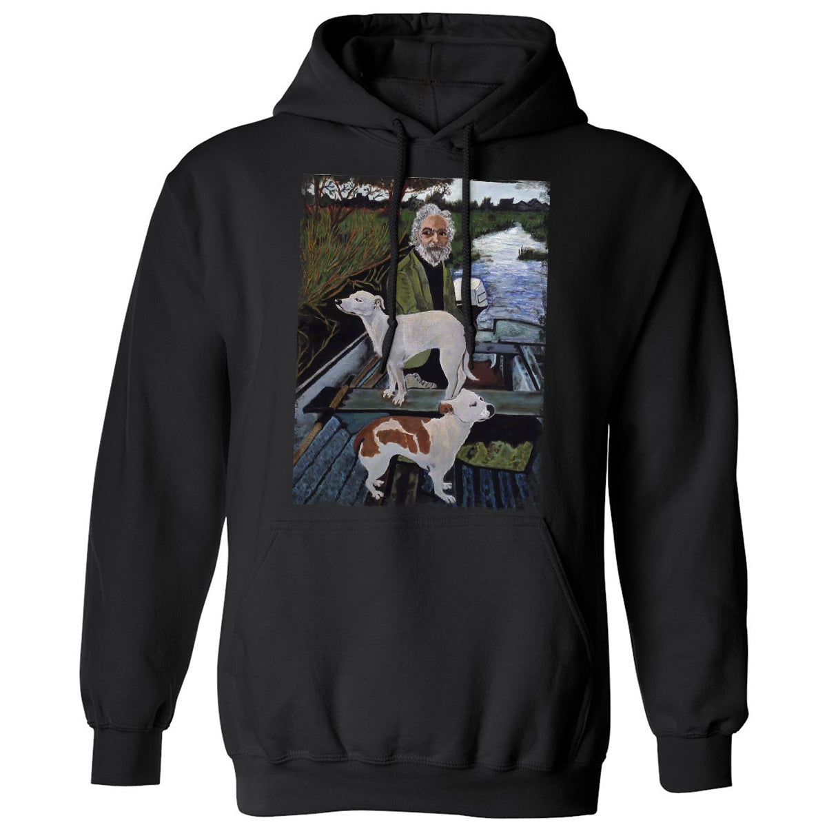 Classic Unisex Hoodie - F255G9WQ - Black - 1
