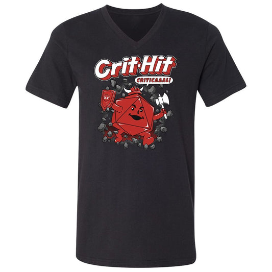 Unisex V-Neck T-Shirt - WNPGVS3Y - Black - 1