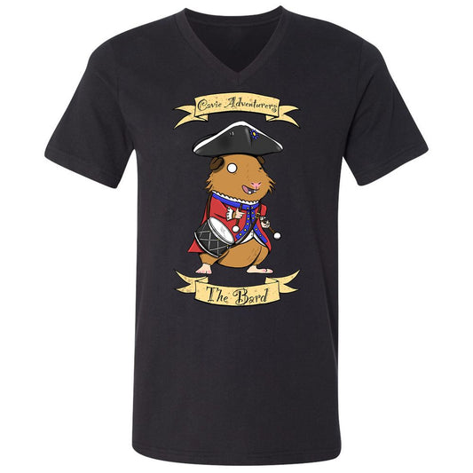 Unisex V-Neck T-Shirt - AZ7JFTVF - Black - 1