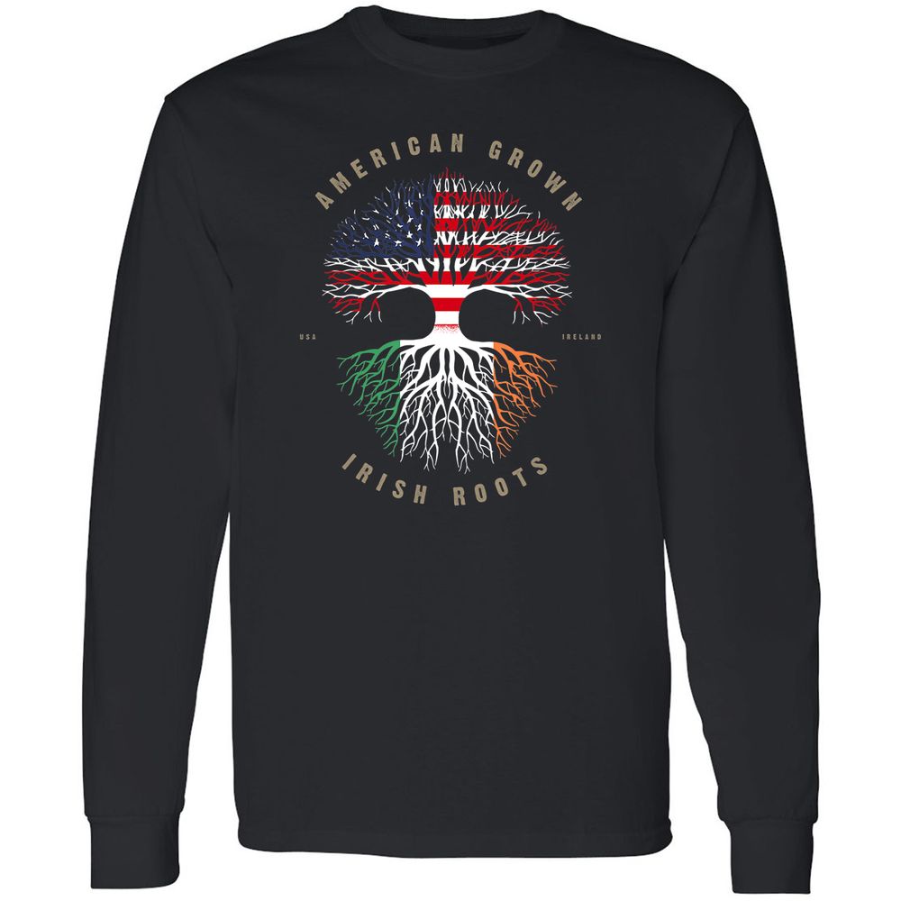 Long Sleeve T-Shirt - C7JQGKV8 - Black - 1