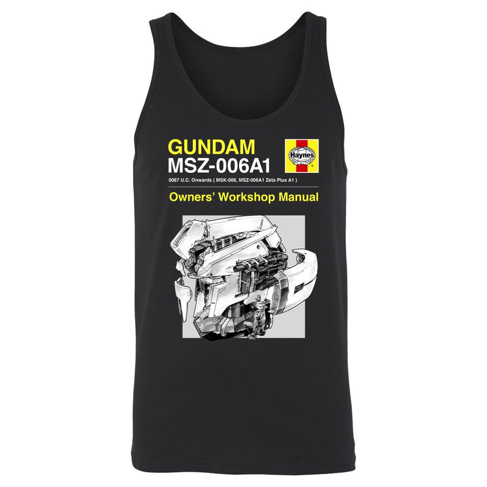 Unisex Jersey Tank - 69L5UXWE - Black - 1
