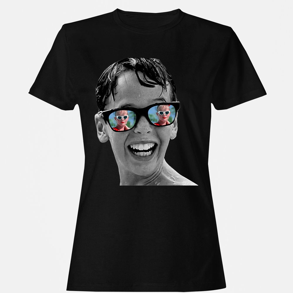 Women's T-Shirt - GWEQTFPZ - Black - 1