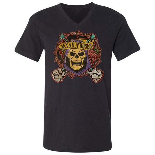 Unisex V-Neck T-Shirt - 2N8V84BP - Black - 1