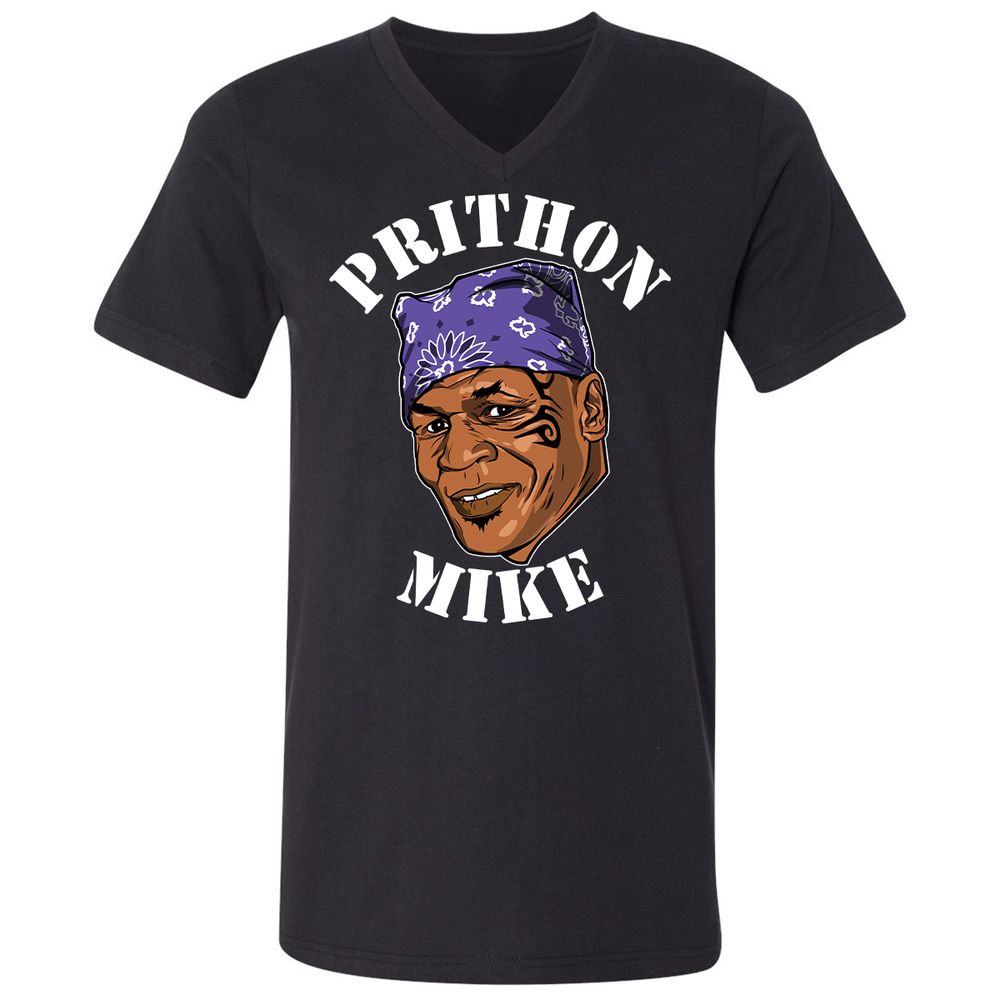 Unisex V-Neck T-Shirt - 8UF29GBM - Black - 1