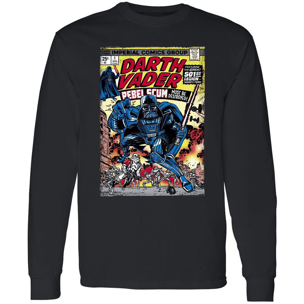 Long Sleeve T-Shirt - YBEEUHWB - Black - 1