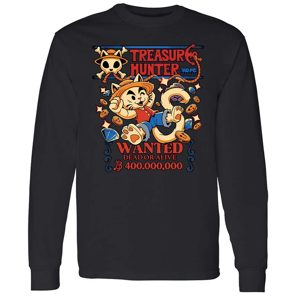 Long Sleeve T-Shirt - YHFTXG6U - Black - 1
