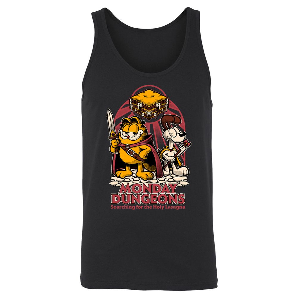 Unisex Jersey Tank - QLRXH6Y2 - Black - 1
