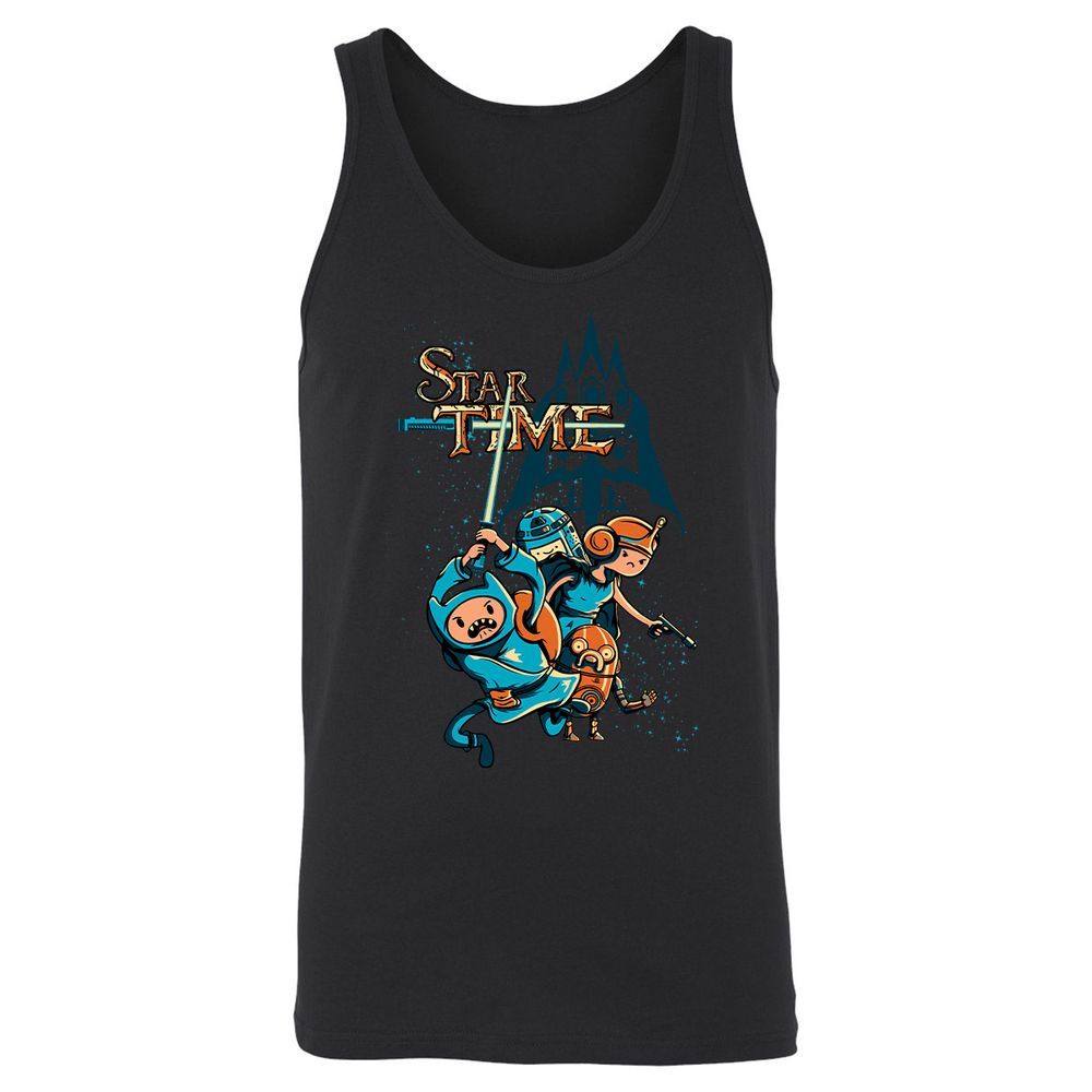 Unisex Jersey Tank - U9FG7YK6 - Black - 1
