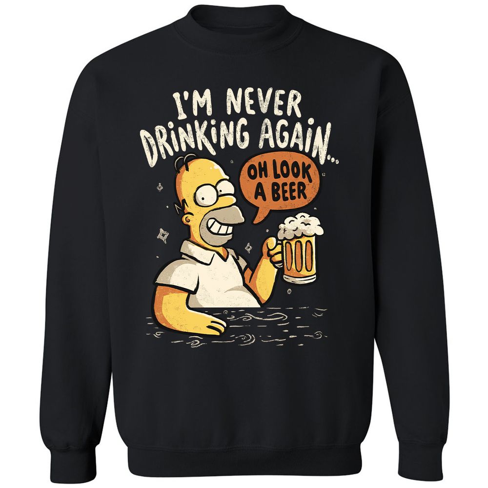 Classic Unisex Sweatshirt - 9YZJYHFU - Black - 1