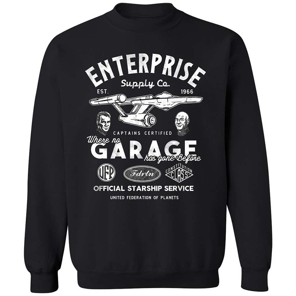 Classic Unisex Sweatshirt - DTLE42SJ - Black - 1