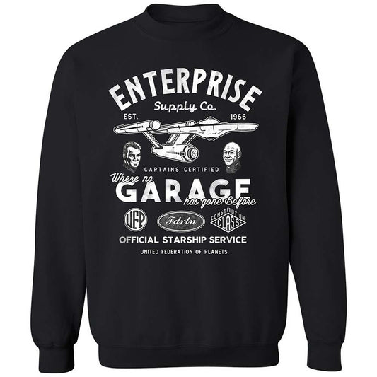 Classic Unisex Sweatshirt - DTLE42SJ - Black - 1