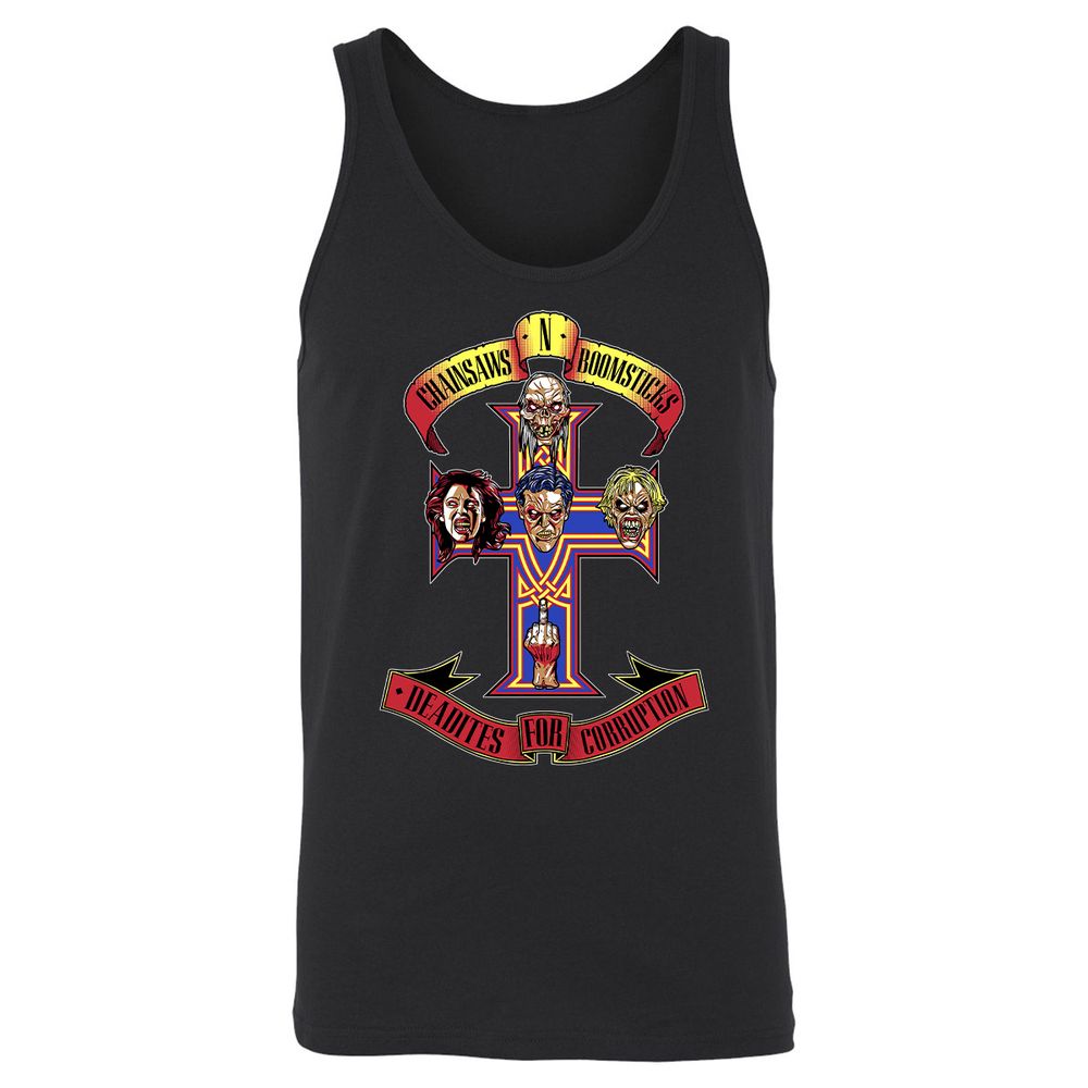 Unisex Jersey Tank - DQZARM8G - Black - 1