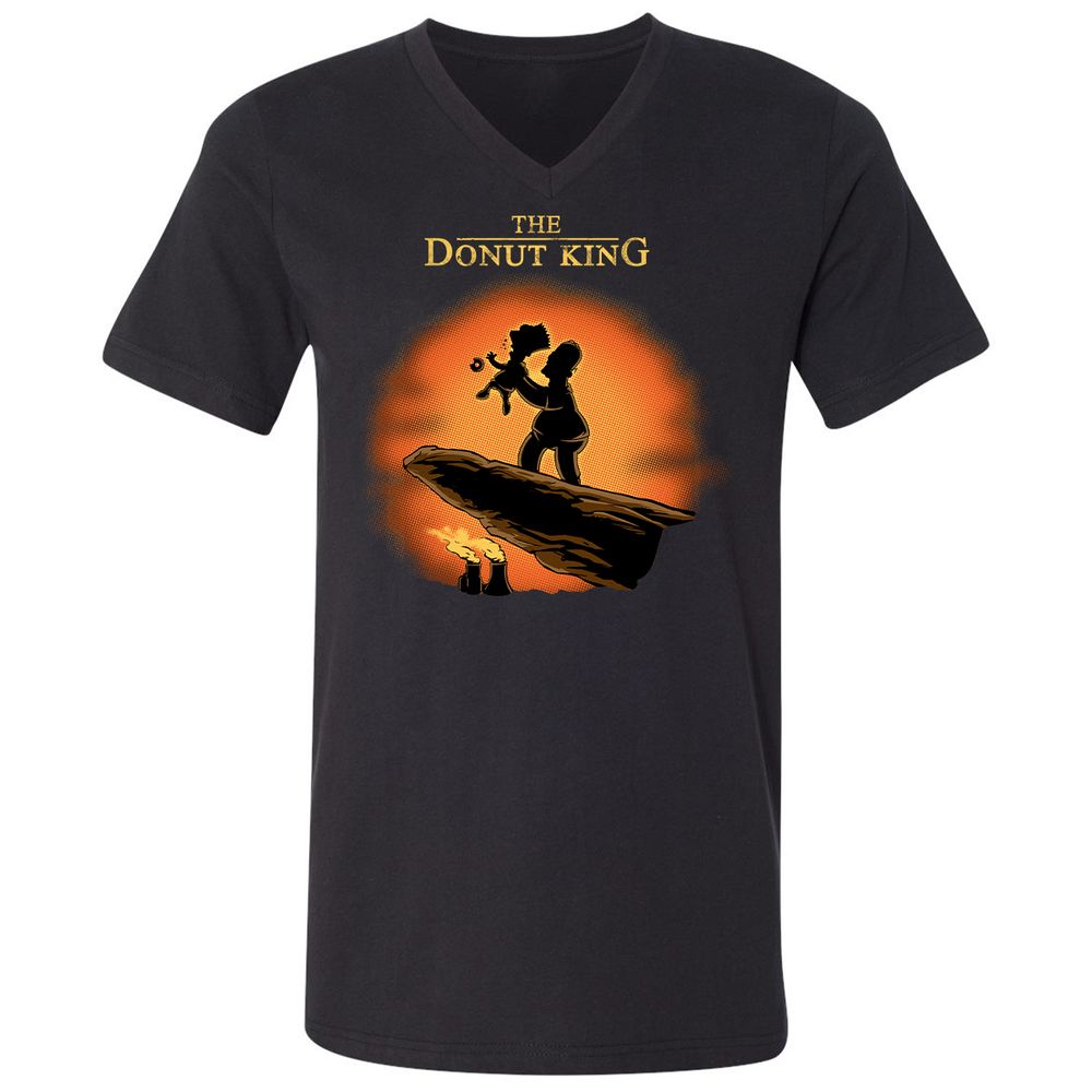 Unisex V-Neck T-Shirt - UKW2X34Z - Black - 1