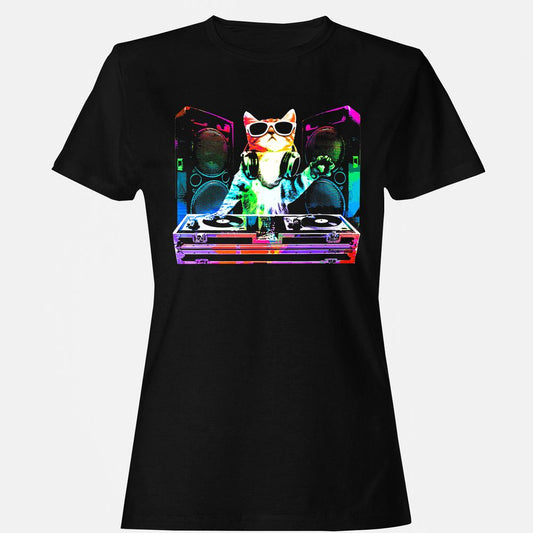 Women's T-Shirt - YDFGRTMQ - Black - 1
