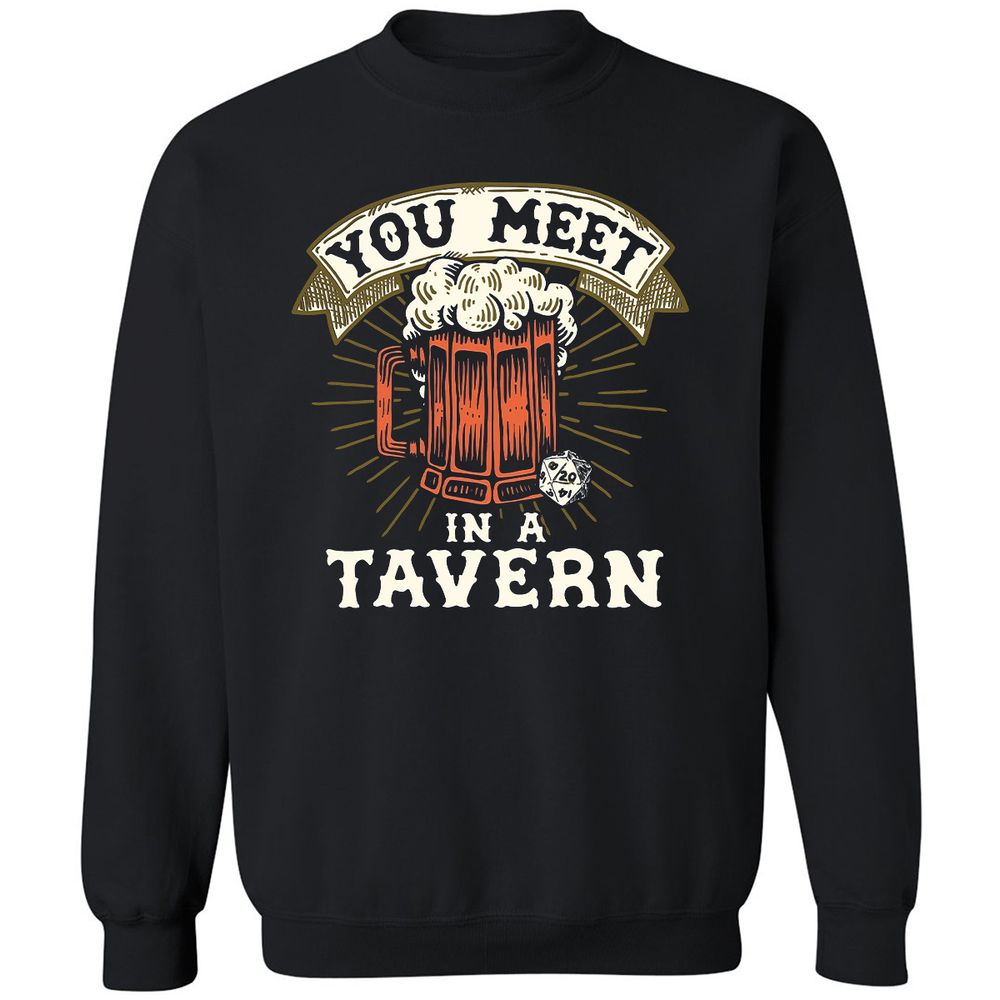 Classic Unisex Sweatshirt - L7HUC8AH - Black - 1