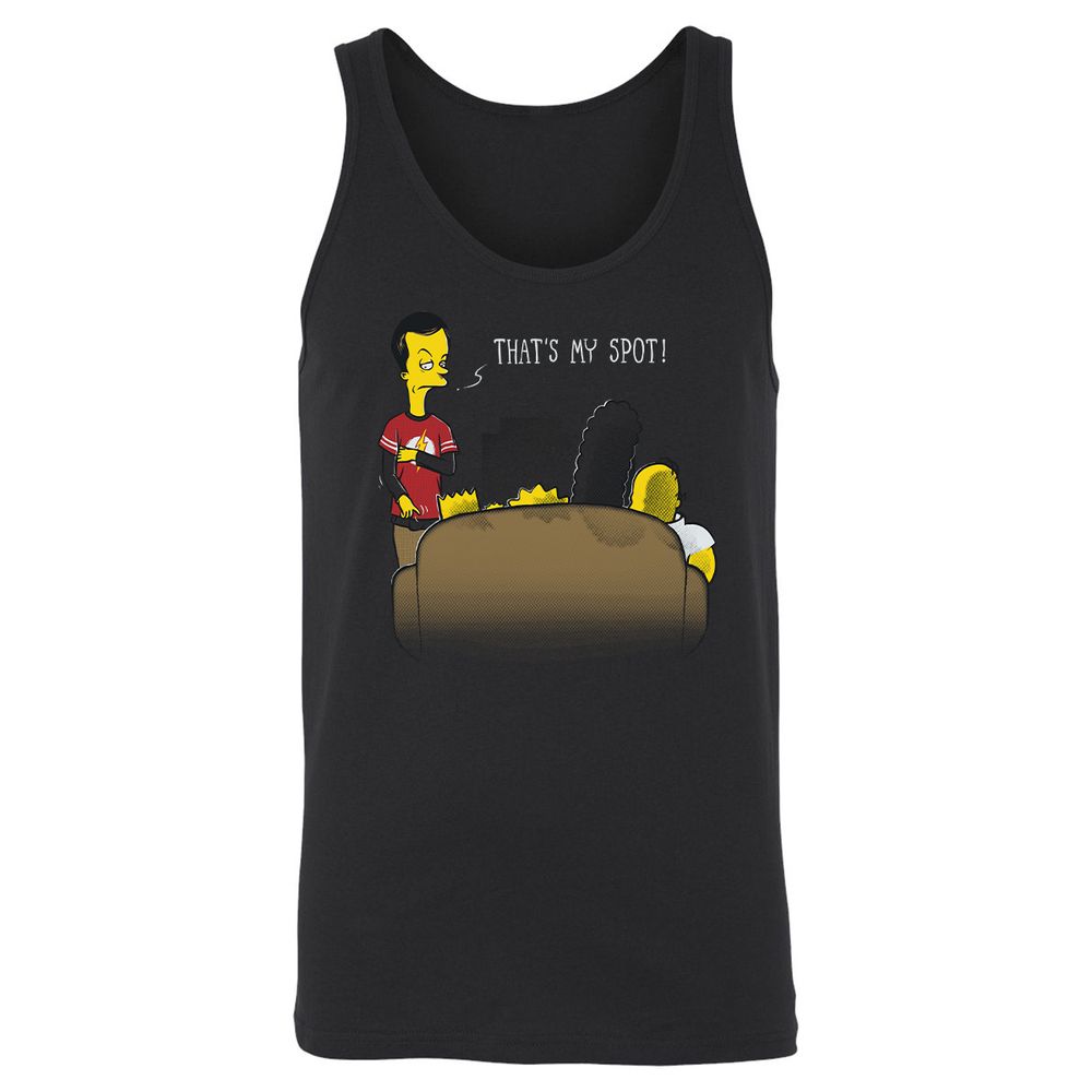Unisex Jersey Tank - PAQDGV3M - Black - 1