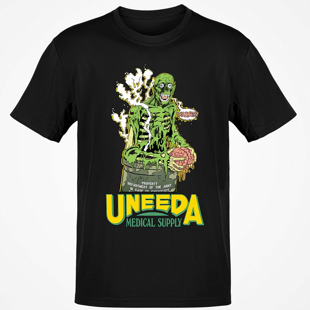 Classic Unisex T-Shirt - F15924QJ - Black - 1