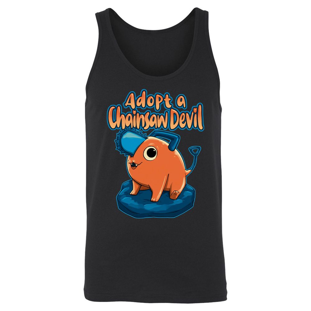 Unisex Jersey Tank - E4D6JFH6 - Black - 1