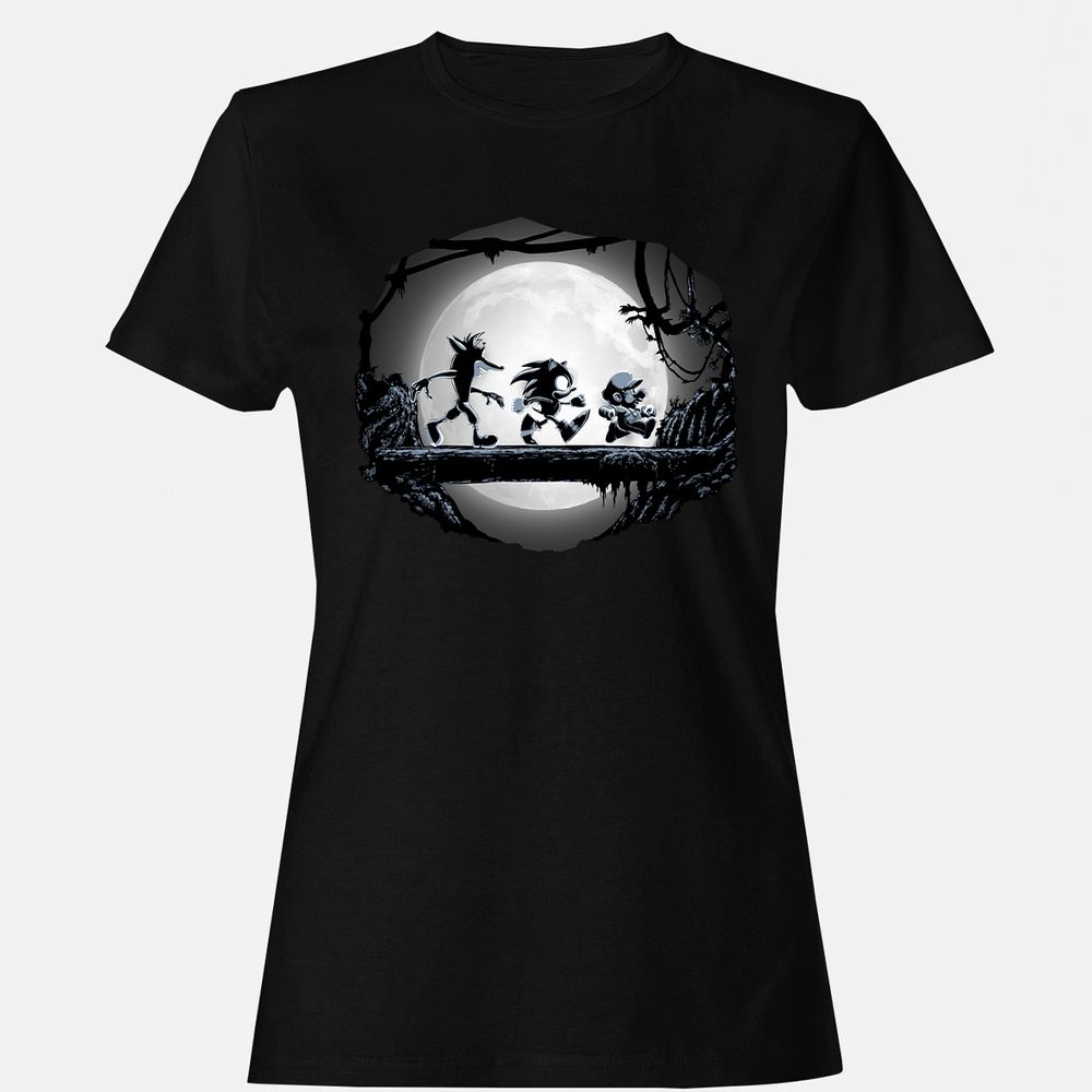 Women's T-Shirt - QE31LUGU - Black - 1