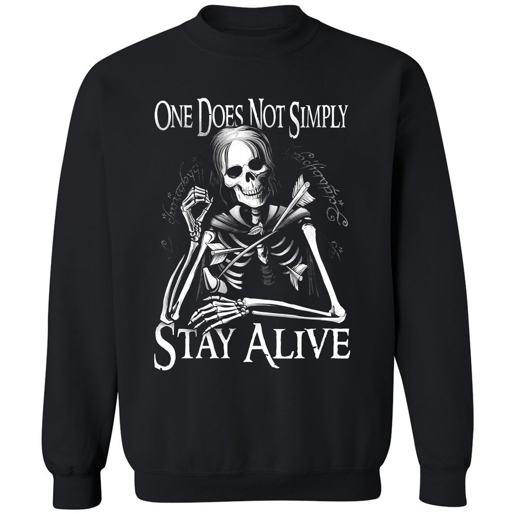 Classic Unisex Sweatshirt - DTRT897C - Black - 1
