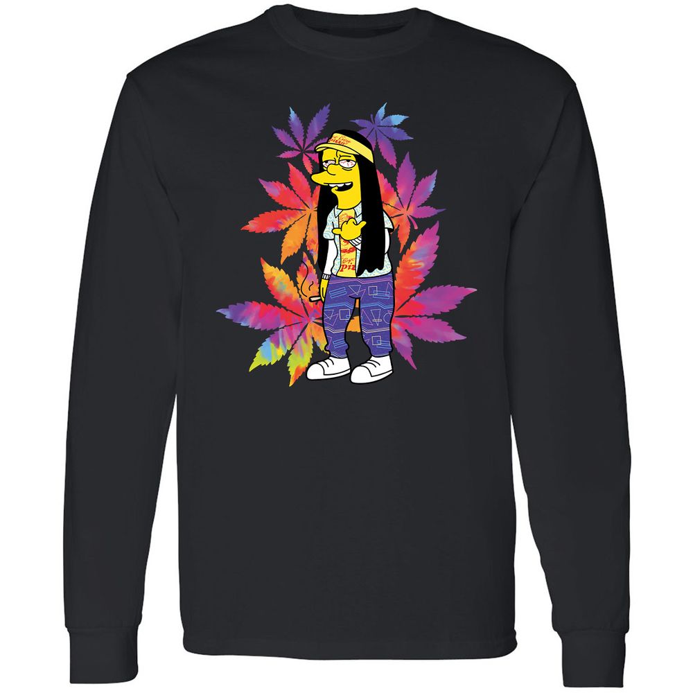 Long Sleeve T-Shirt - 5V6NKQSP - Black - 1