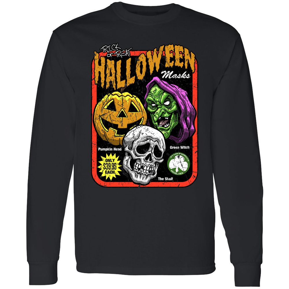 Long Sleeve T-Shirt - 7EPESJWQ - Black - 1