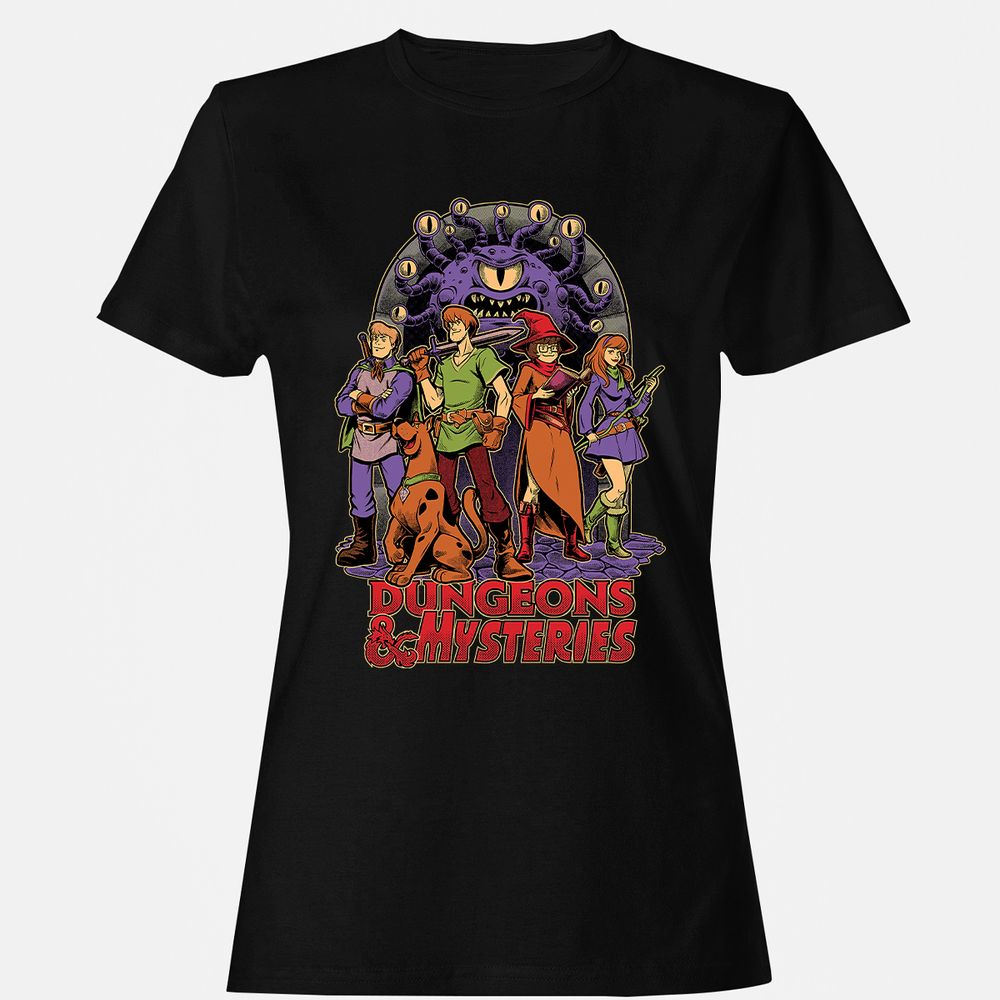 Women's T-Shirt - ANQTCFCS - Black - 1
