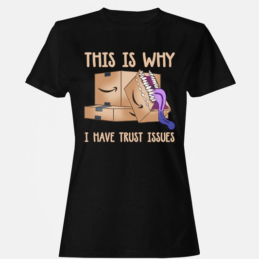 Women's T-Shirt - CVF6TBKV - Black - 1