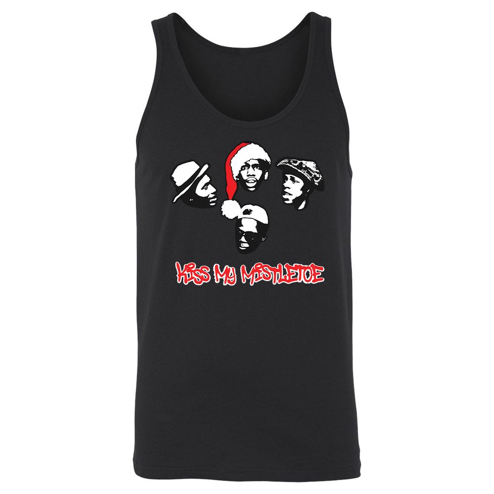 Kiss My Mistletoe Xmas Rap - Black - 1
