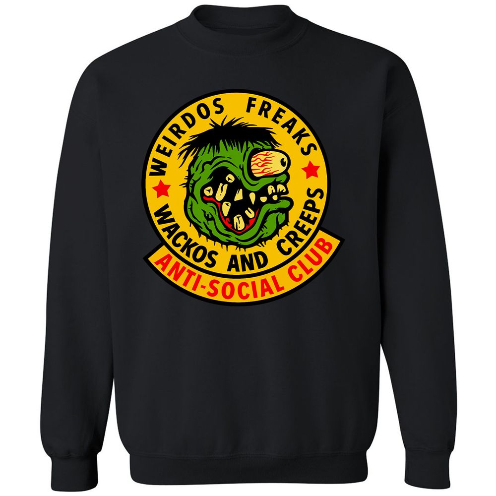 Classic Unisex Sweatshirt - U5H72MVH - Black - 1
