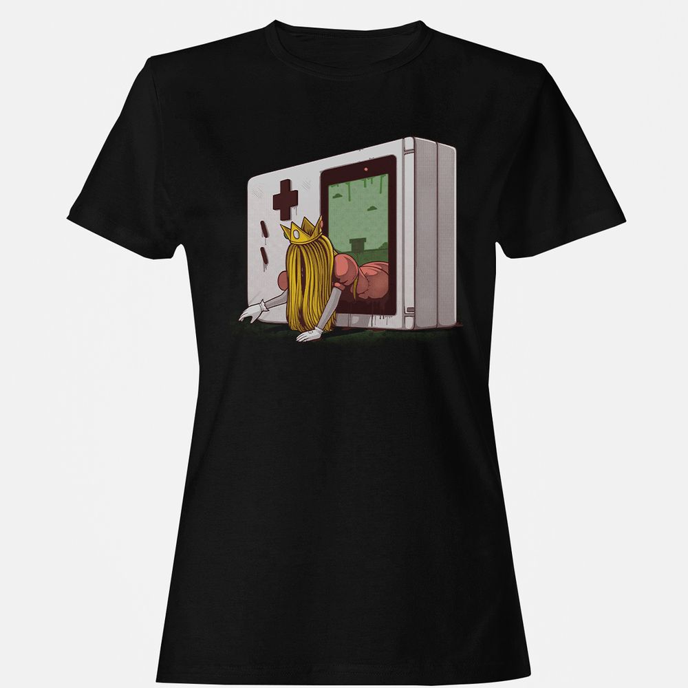 Women's T-Shirt - LKU5849W - Black - 1