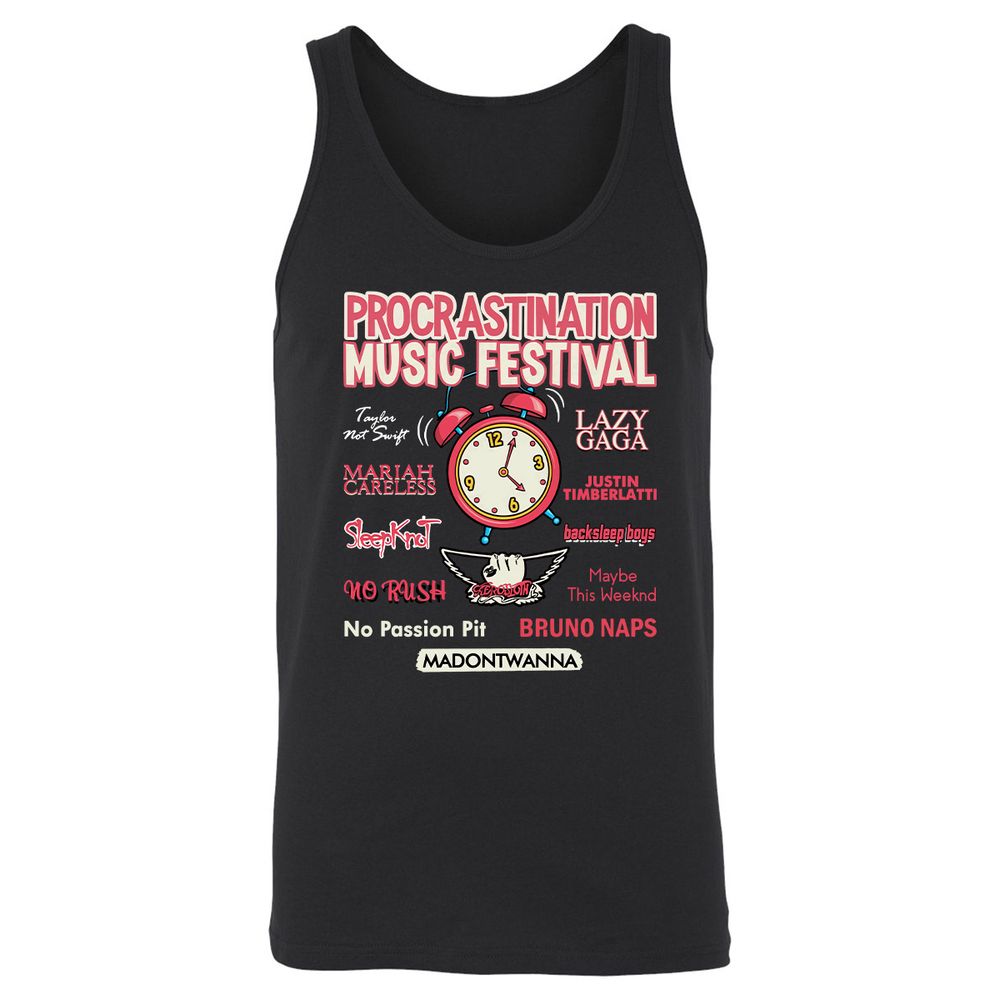 Unisex Jersey Tank - GUVMA4SD - Black - 1