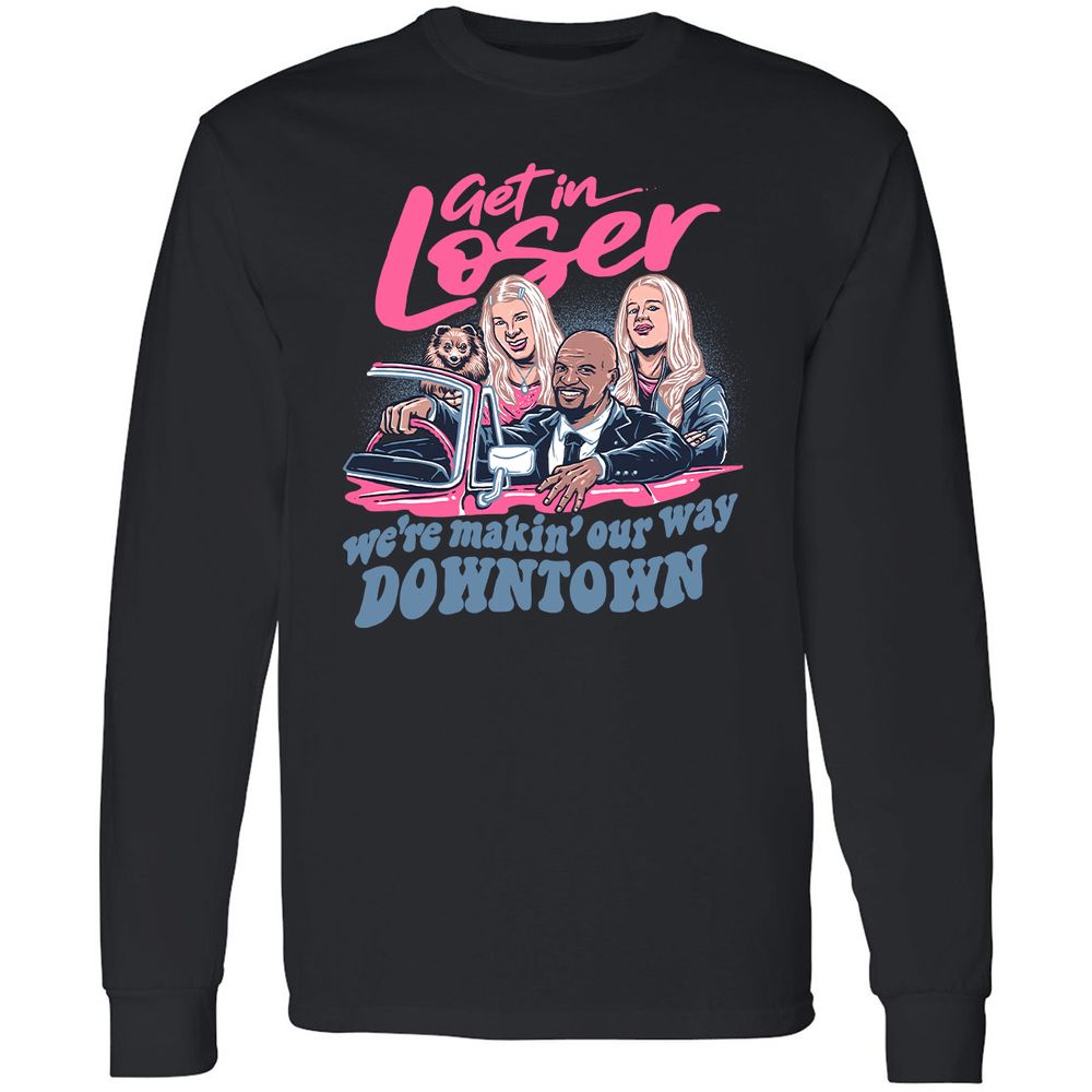 Long Sleeve T-Shirt - F67UBF3V - Black - 1
