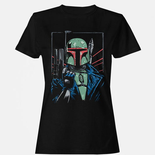 Women's T-Shirt - HGQRSK83 - Black - 1