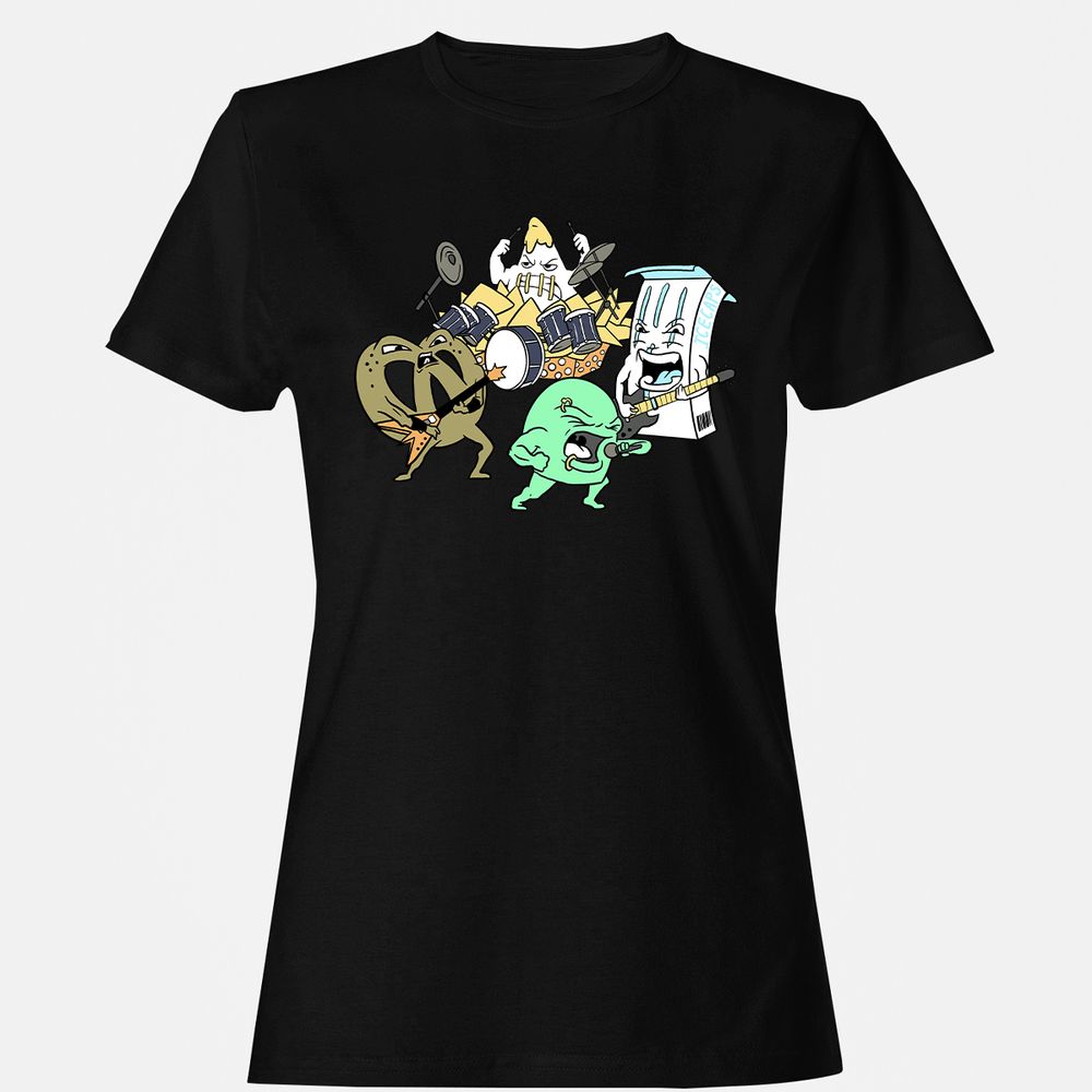 Women's T-Shirt - KS1H7KQY - Black - 1